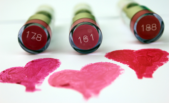 Misslyn Lipstick 178, 161, 188