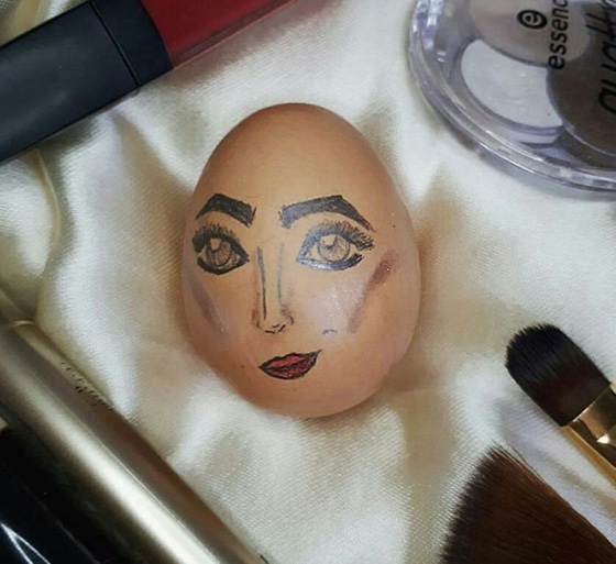 макияж яйца